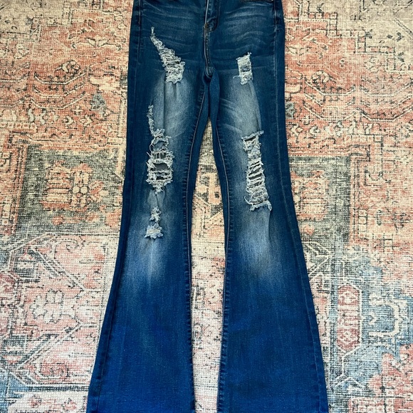 Elite Jeans Super Stretch Medium Wash Size 5 - Picture 6 of 6